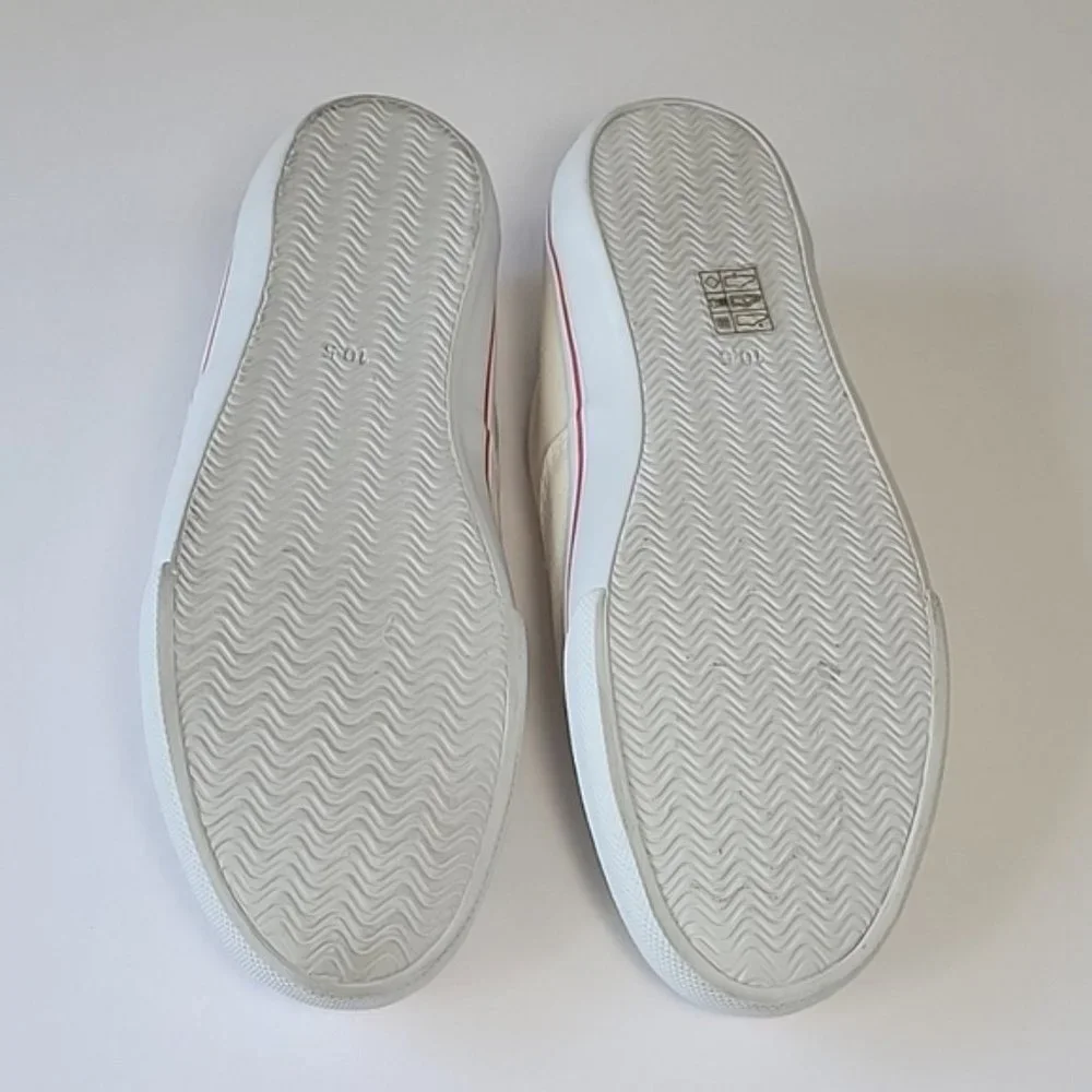 Tory Burch Murray off white lace-up sneakers women's size 10.5 - Picture 8 of 13
